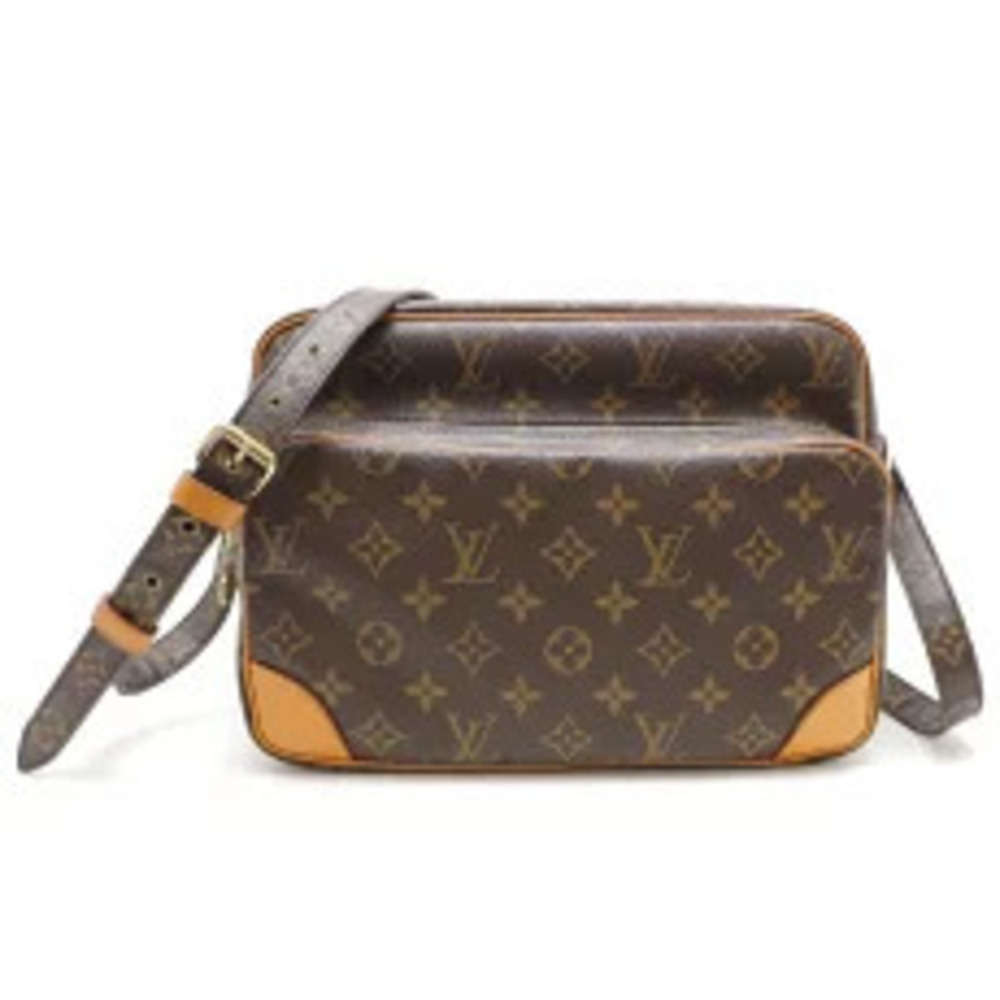 Louis Vuitton Nile Shoulder Bag Monogram Brown pad